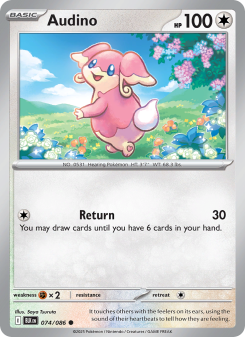 Audino - pokemon TCG Card