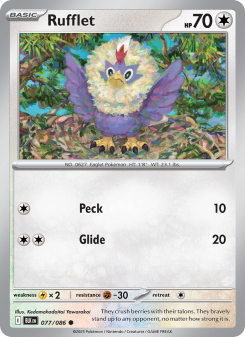 Rufflet - pokemon TCG Card