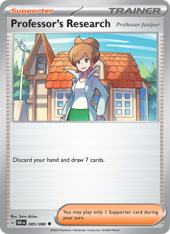 Professor's Research - pokemon TCG Card