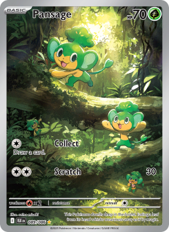 Pansage - pokemon TCG Card
