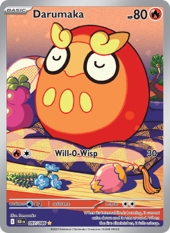 Darumaka - pokemon TCG Card