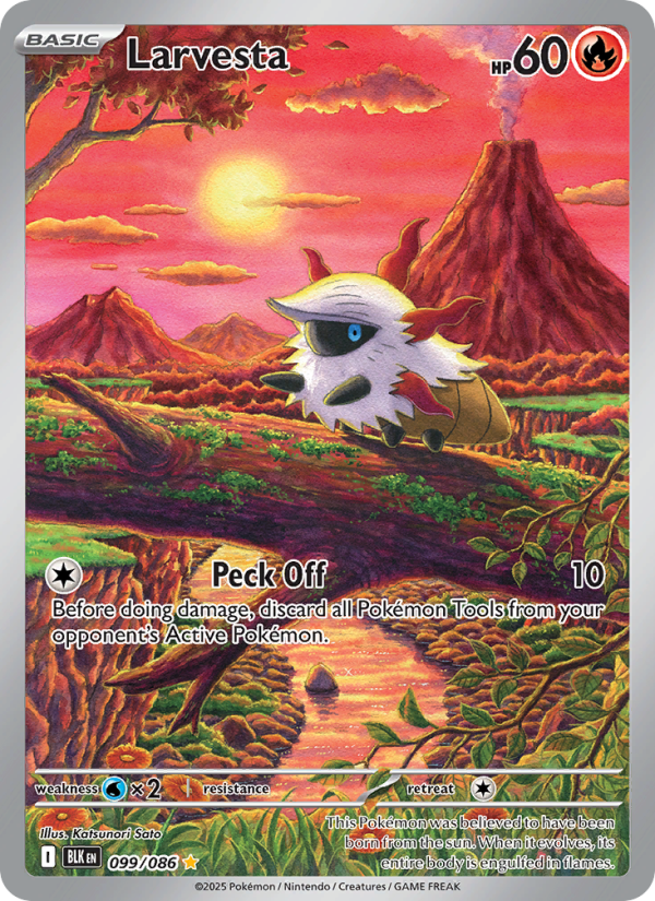 Larvesta - Pokémon TCG Card