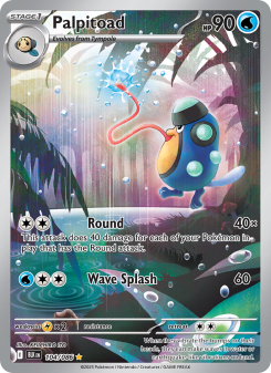 Palpitoad - pokemon TCG Card