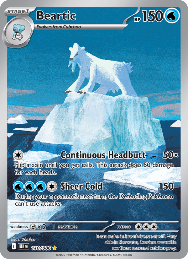 Beartic - Pokémon TCG Card
