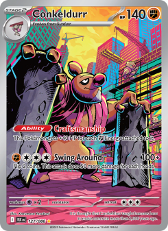 Conkeldurr - pokemon TCG Card