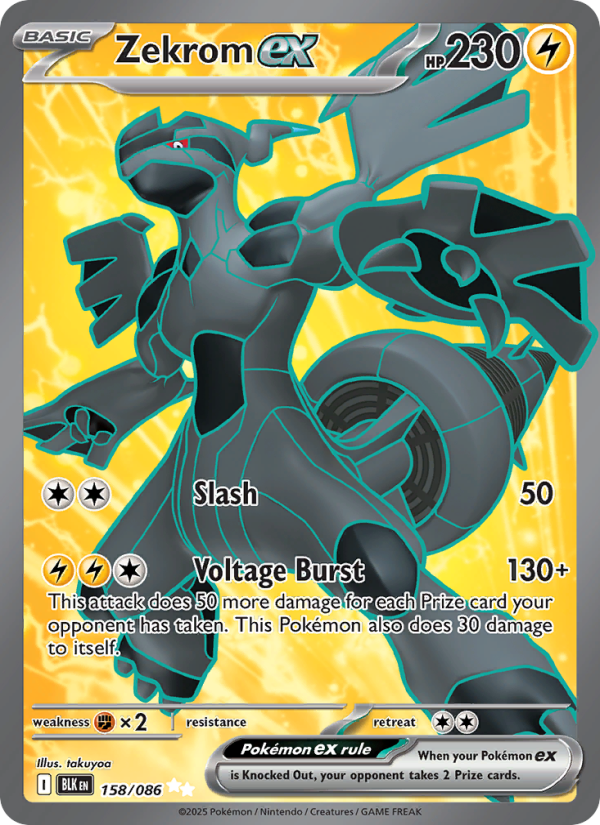 Zekrom ex - Pokémon TCG Card