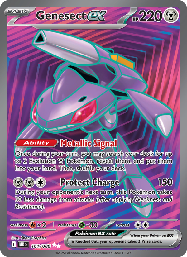 Genesect ex - Pokémon TCG Card