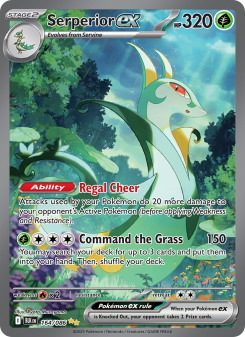 Serperior ex - pokemon TCG Card