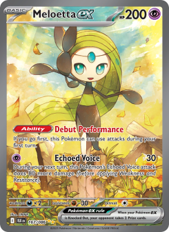 Meloetta ex - pokemon TCG Card