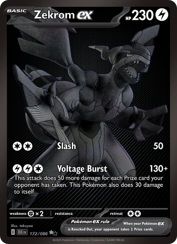 Zekrom ex - Pokémon TCG Card