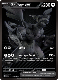 Zekrom ex - pokemon TCG Card