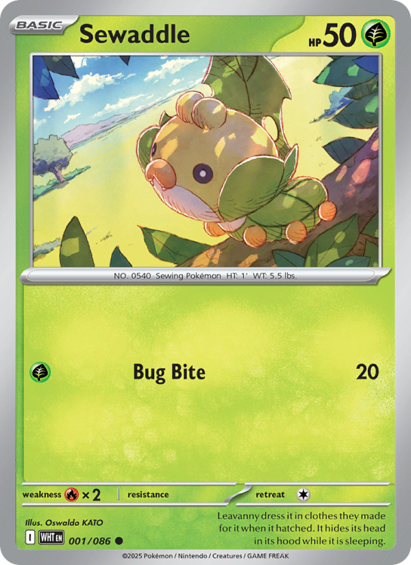 Sewaddle - Pokémon TCG Card