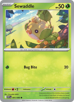 Sewaddle - pokemon TCG Card