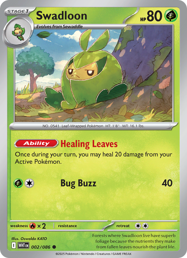 Swadloon - Pokémon TCG Card