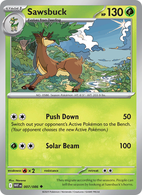 Sawsbuck - Pokémon TCG Card
