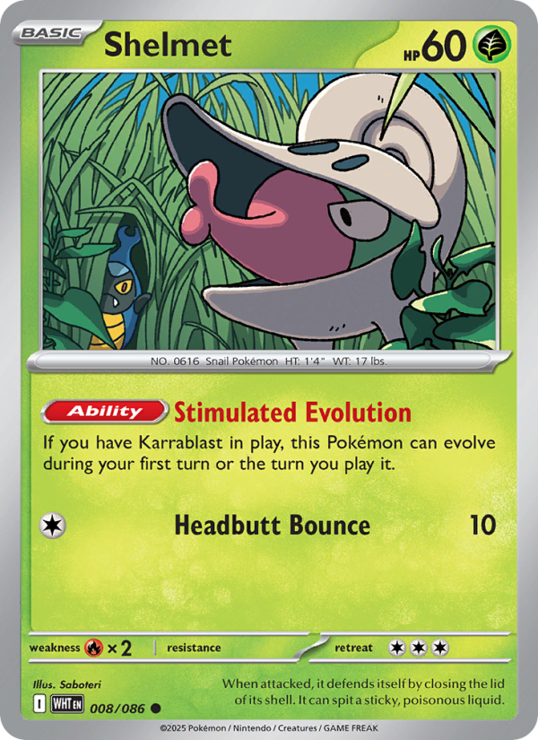 Shelmet - Pokémon TCG Card