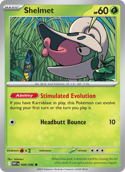 Shelmet - pokemon TCG Card