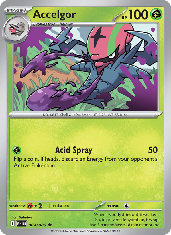 Accelgor - Pokémon TCG Card