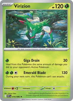 Virizion - pokemon TCG Card