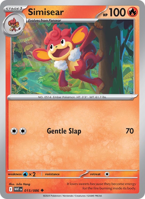 Simisear - Pokémon TCG Card