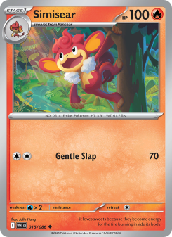 Simisear - pokemon TCG Card