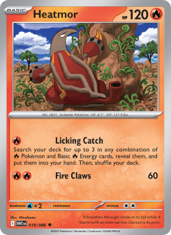 Heatmor - pokemon TCG Card