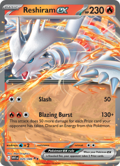 Reshiram ex - pokemon TCG Card