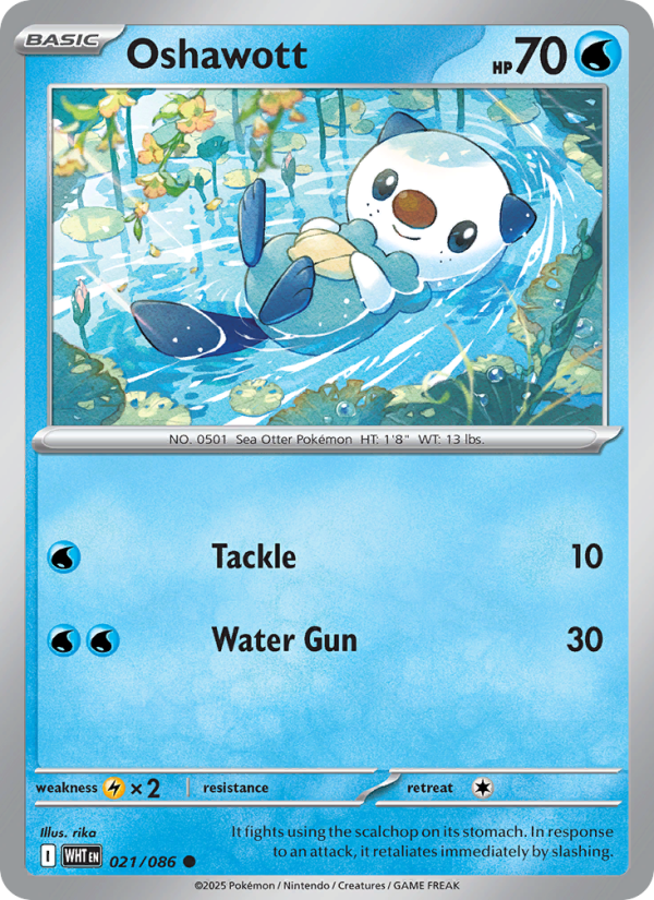 Oshawott - Pokémon TCG Card