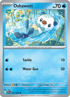 Oshawott - pokemon TCG Card