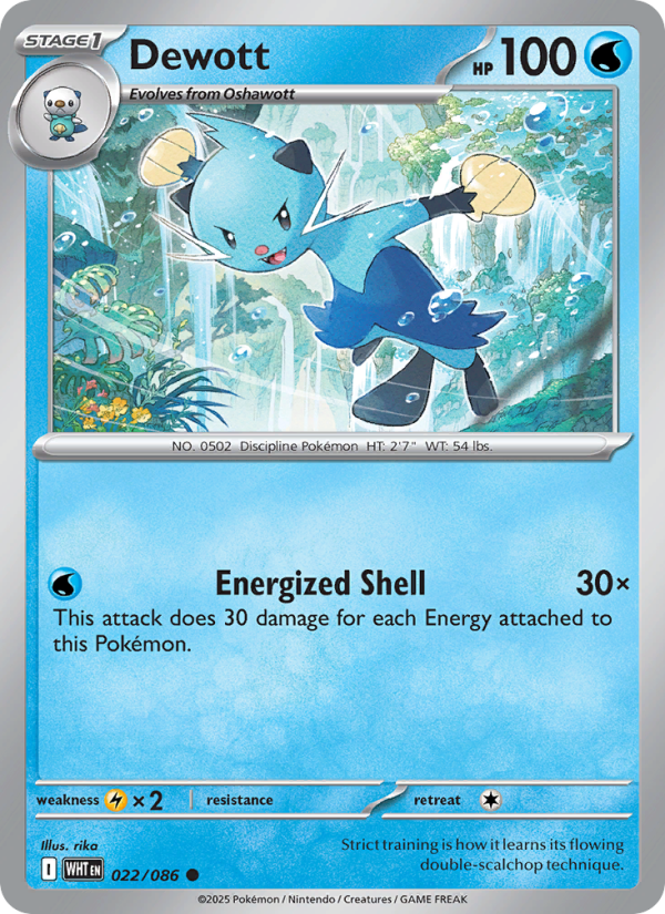 Dewott - Pokémon TCG Card