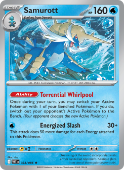 Samurott - pokemon TCG Card