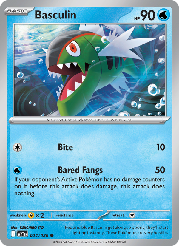 Basculin - Pokémon TCG Card
