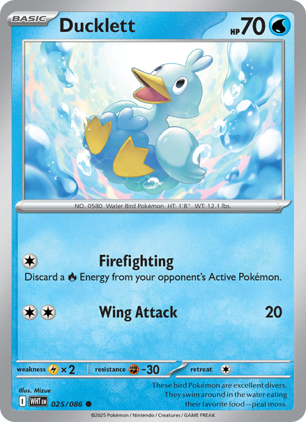 Ducklett - Pokémon TCG Card