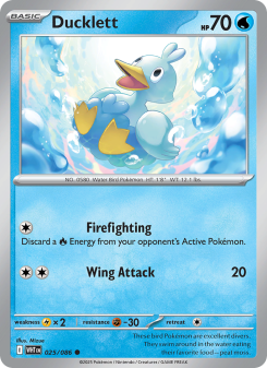Ducklett - pokemon TCG Card
