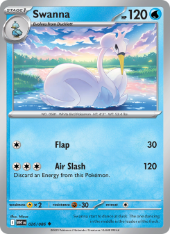 Swanna - pokemon TCG Card