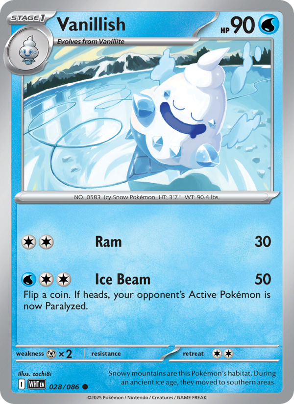 Vanillish - Pokémon TCG Card