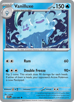 Vanilluxe - pokemon TCG Card