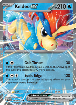 Keldeo ex - pokemon TCG Card