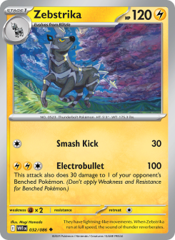 Zebstrika - pokemon TCG Card