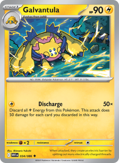 Galvantula - pokemon TCG Card