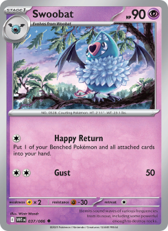 Swoobat - pokemon TCG Card