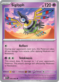 Sigilyph - pokemon TCG Card