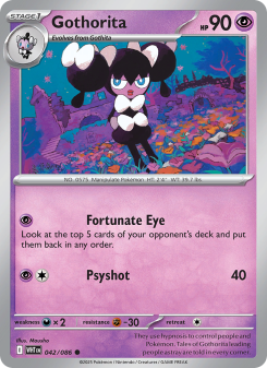 Gothorita - pokemon TCG Card