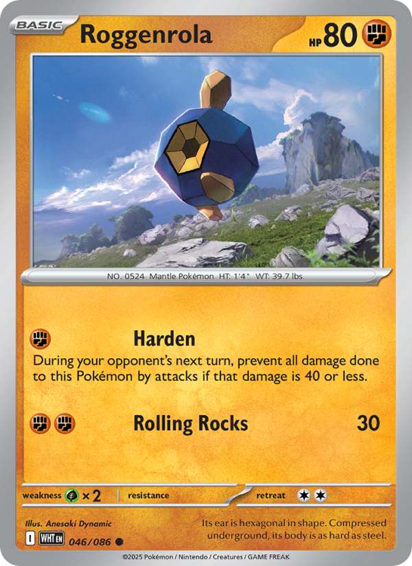 Roggenrola - Pokémon TCG Card