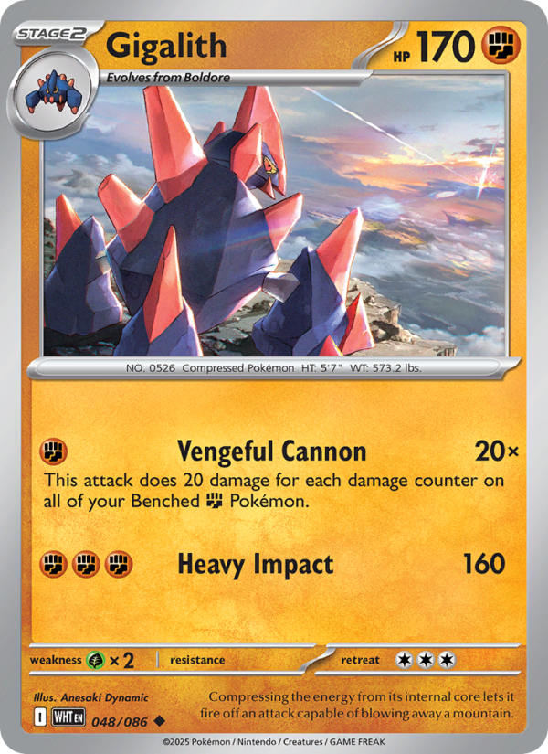 Gigalith - Pokémon TCG Card