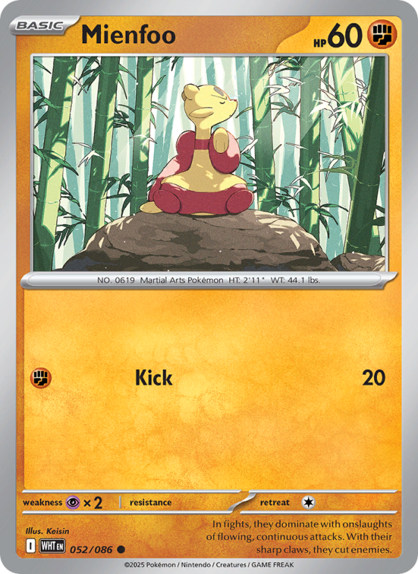 Mienfoo - Pokémon TCG Card
