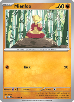 Mienfoo - pokemon TCG Card