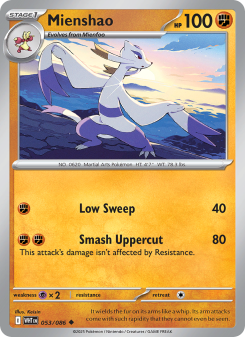 Mienshao - pokemon TCG Card