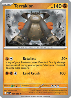 Terrakion - pokemon TCG Card