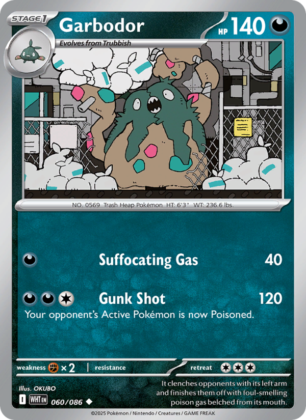 Garbodor - Pokémon TCG Card